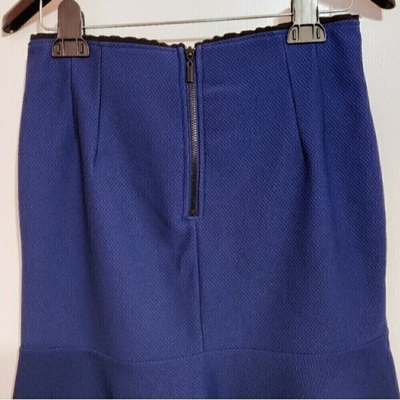 Bisou Bisou Blue Flare Mini Skirt Y2K Small - Picture 6 of 12